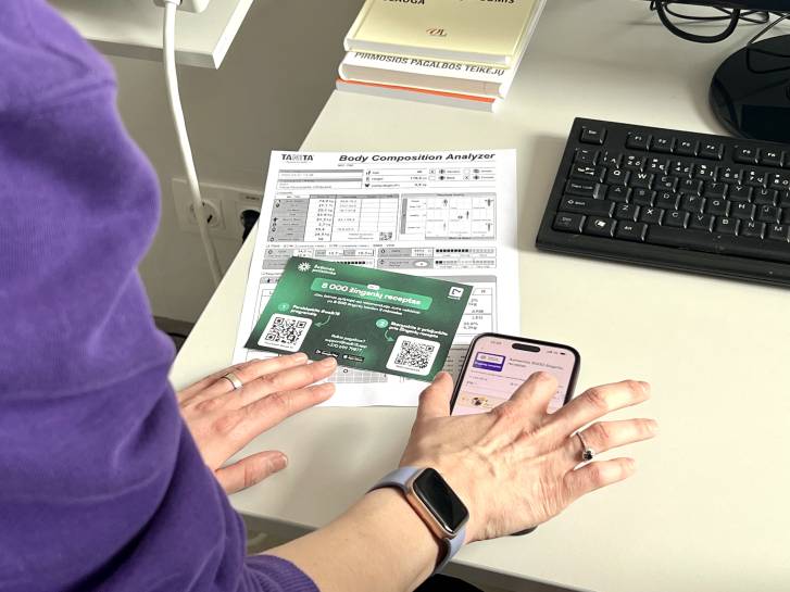 Innovative doctors at Šeškinė Polyclinic prescribe step prescriptions for patients